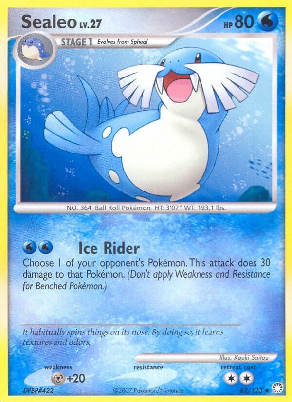 Image for Sealeo (62/123) [Mysterious Treasures] - Pokemon