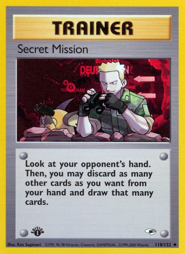 Image for Secret Mission (118/132) [Gym Heroes] - Pokemon