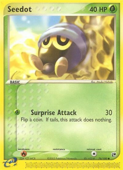 Image for Seedot (76/100) [Sandstorm] - Pokemon