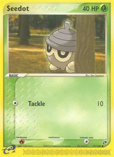 Image for Seedot (77/100) [Sandstorm] - Pokemon