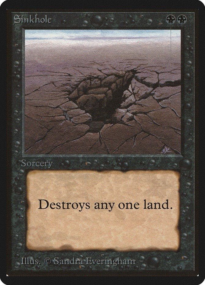 Image for Sinkhole [Beta Edition] - Magic: The Gathering