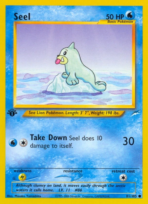 Image for Seel (081/105) [Neo Destiny] - Pokemon