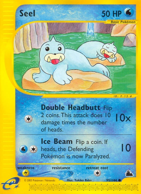 Image for Seel (95) (095/144) [Skyridge] - Pokemon
