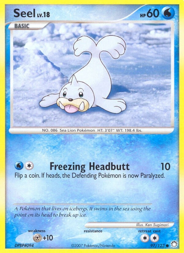 Image for Seel (97/123) [Mysterious Treasures] - Pokemon