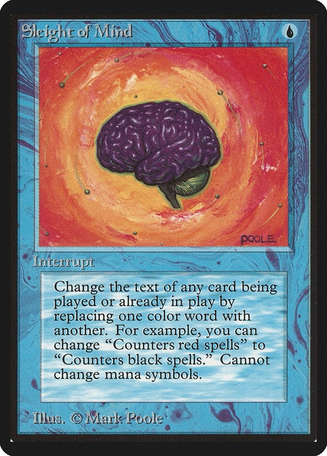 Image for Sleight of Mind [Beta Edition] - Magic: The Gathering