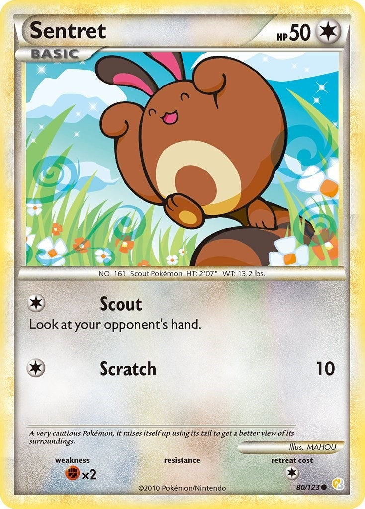 Sentret (80/123) [HeartGold SoulSilver]