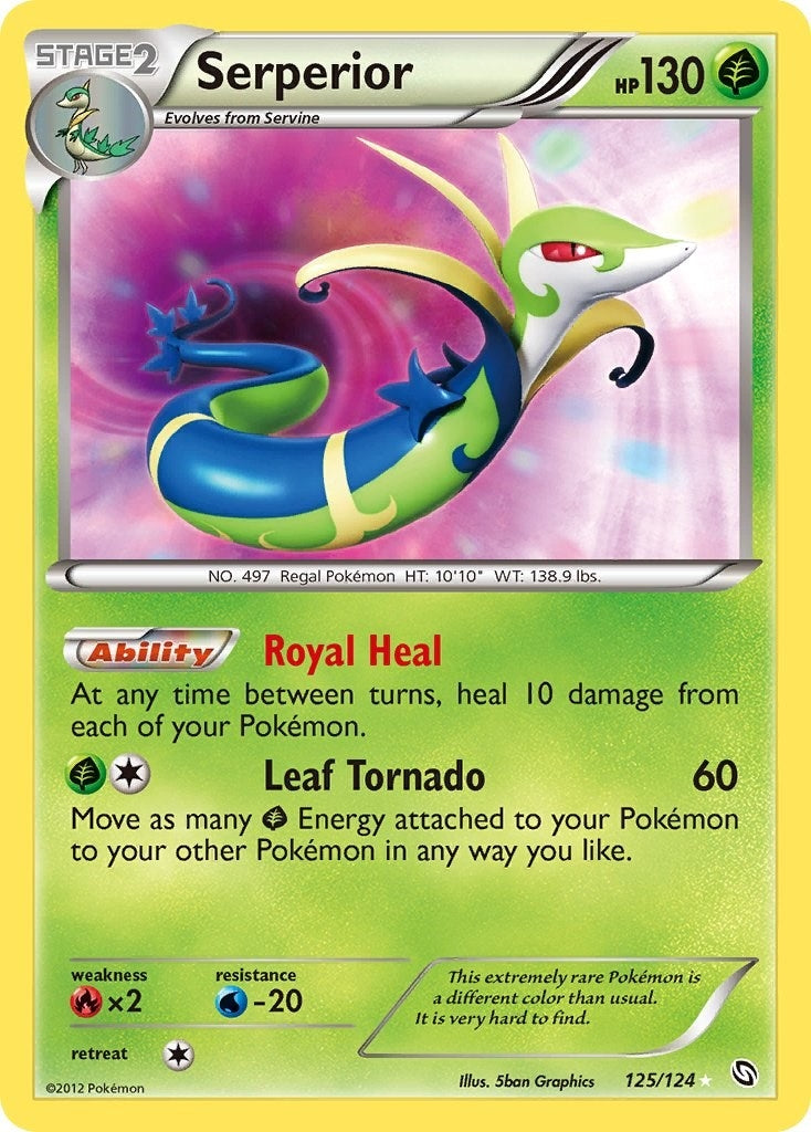Image for Serperior (125/124) [Dragons Exalted] - Pokemon
