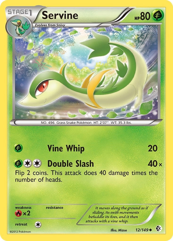 Image for Servine (12/149) [Boundaries Crossed] - Pokemon