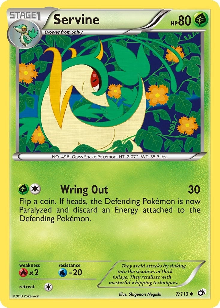 Image for Servine (7/113) [Legendary Treasures] - Pokemon