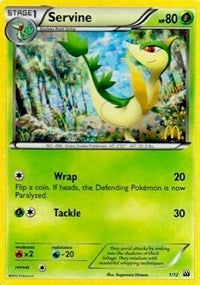 Image for Servine (001/012) [McDonald's Promos 2012] - Pokemon