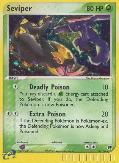Image for Seviper (11/100) [Sandstorm] - Pokemon