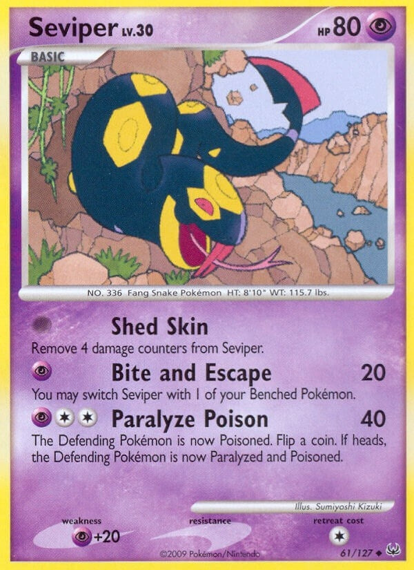 Image for Seviper (61/127) [Platinum] - Pokemon