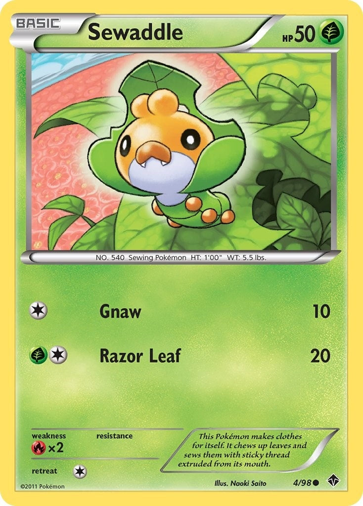Image for Sewaddle (4) (4/98) [Emerging Powers] - Pokemon