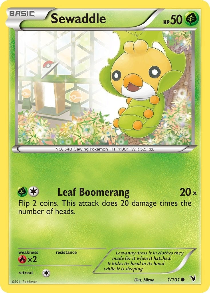 Image for Sewaddle (1/101) [Noble Victories] - Pokemon