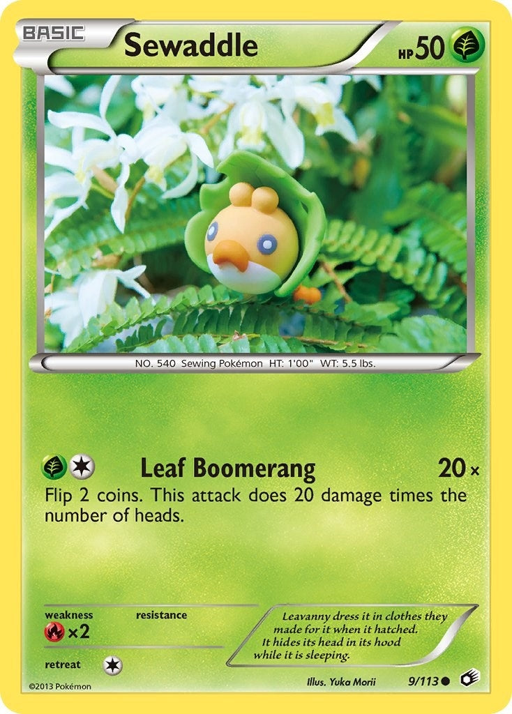 Image for Sewaddle (9) (9/113) [Legendary Treasures] - Pokemon