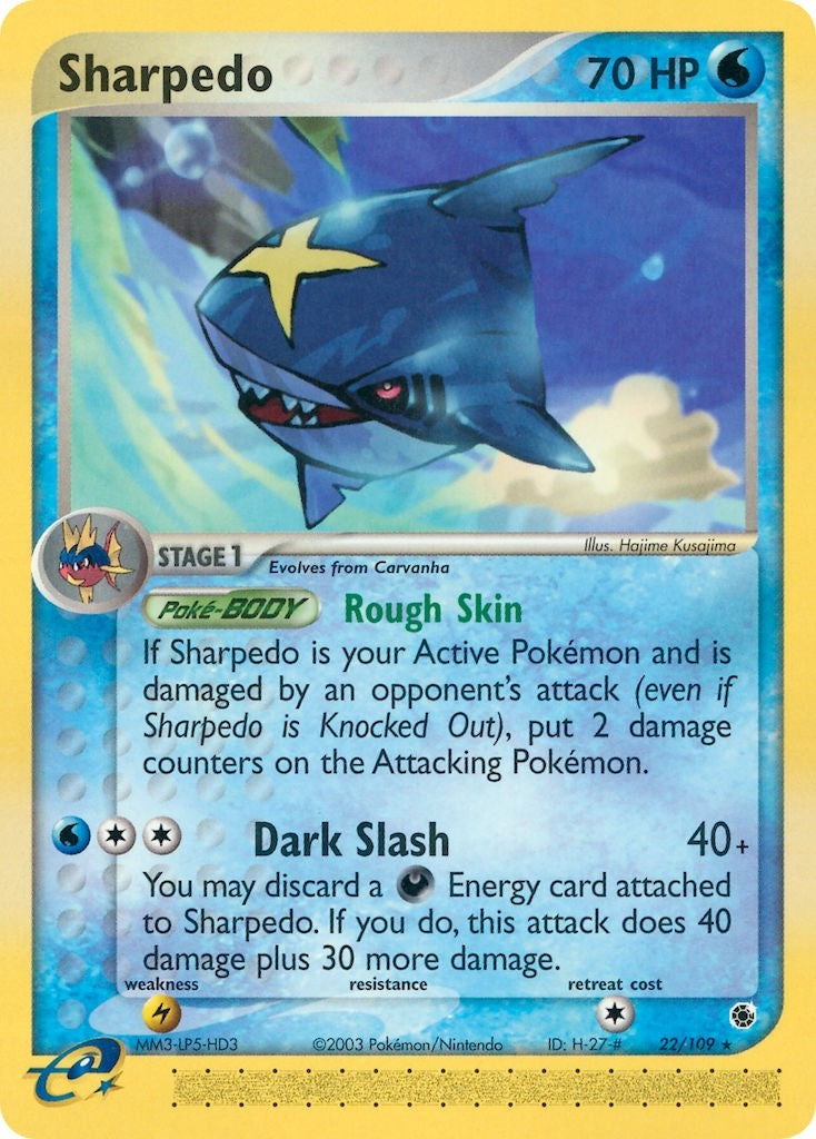 Image for Sharpedo (22/109) [Ruby and Sapphire] - Pokemon