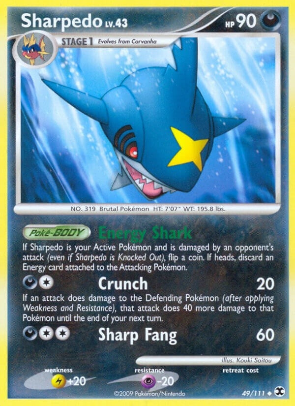 Image for Sharpedo (49/111) [Rising Rivals] - Pokemon