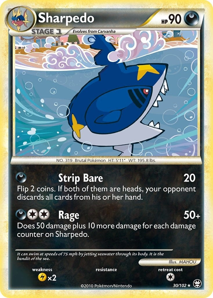 Image for Sharpedo (30/102) [Triumphant] - Pokemon