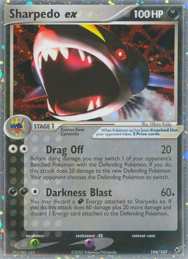 Image for Sharpedo ex (104/107) [Deoxys] - Pokemon