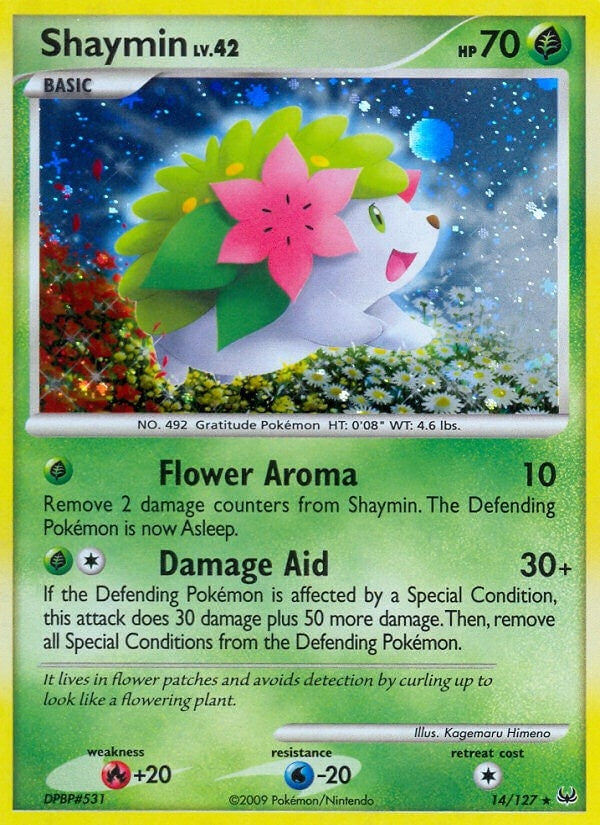 Image for Shaymin (14) (14/127) [Platinum] - Pokemon