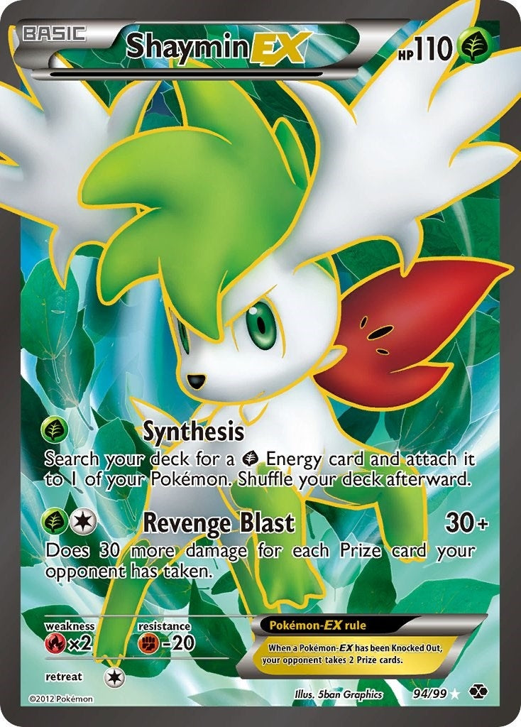 Image for Shaymin EX (94 Full Art) (94/99) [Next Destinies] - Pokemon