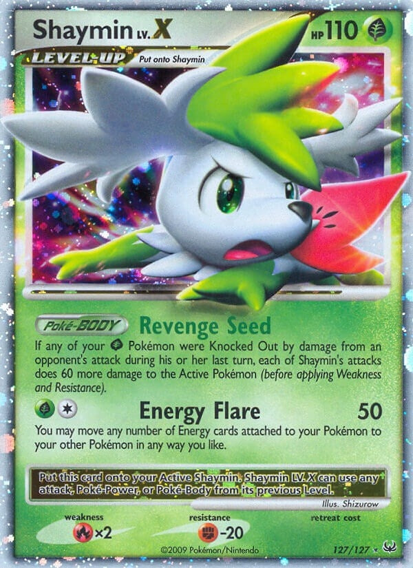Image for Shaymin Lv.X (Sky Forme) (127/127) [Platinum] - Pokemon