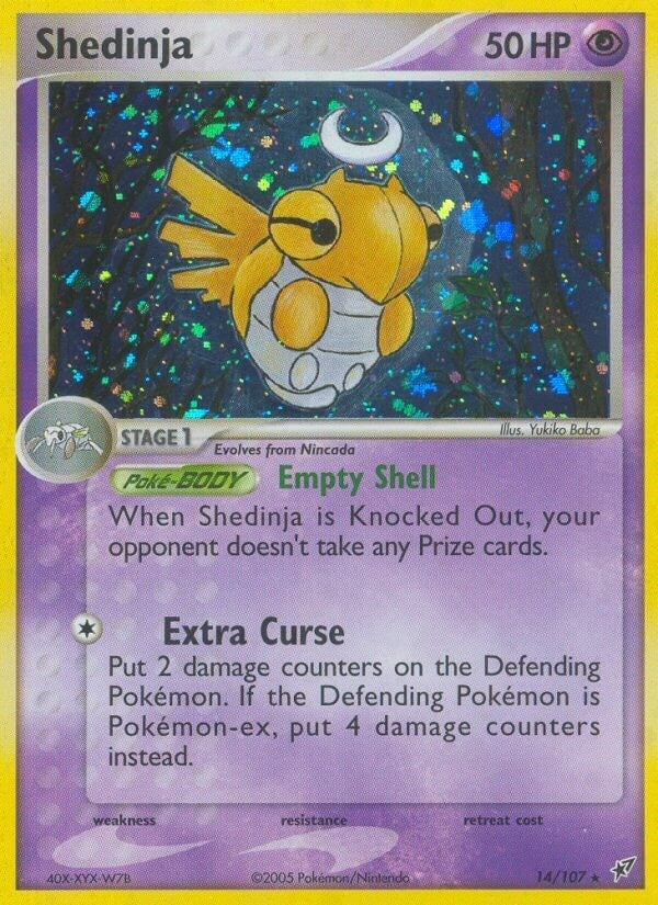 Image for Shedinja (14/107) [Deoxys] - Pokemon