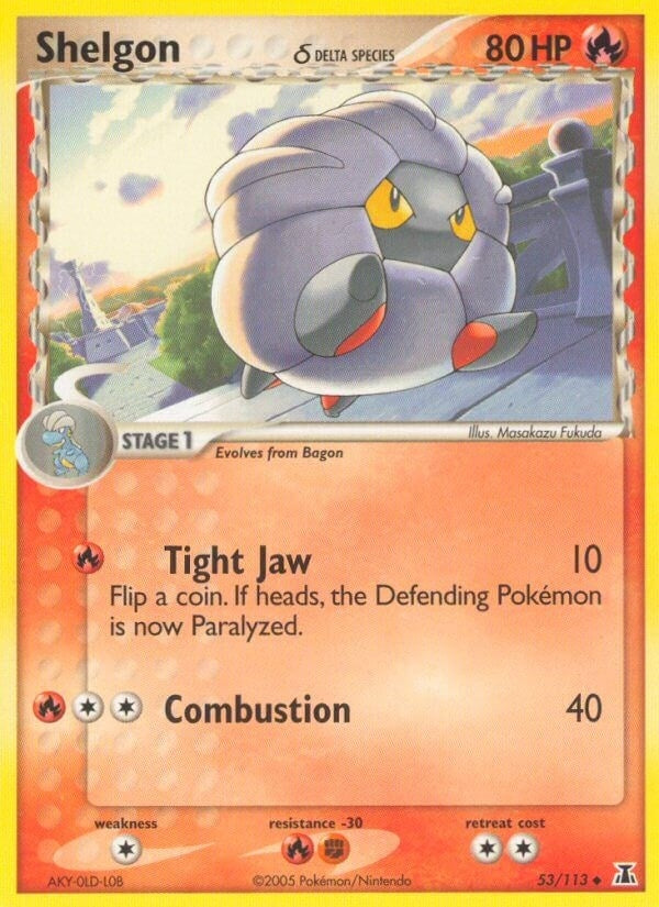 Image for Shelgon - 053/113 (Delta Species) (53/113) [Delta Species] - Pokemon