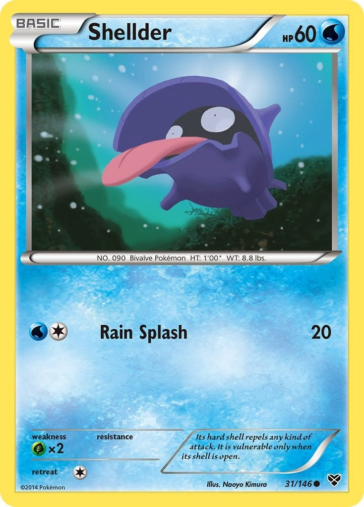 Image for Shellder (31/146) [XY Base Set] - Pokemon