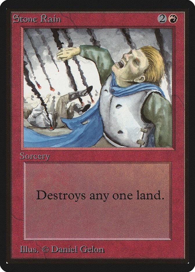 Image for Stone Rain [Beta Edition] - Magic: The Gathering
