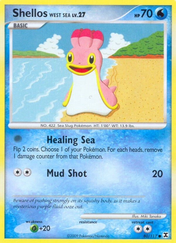 Image for Shellos West Sea (80/111) [Rising Rivals] - Pokemon