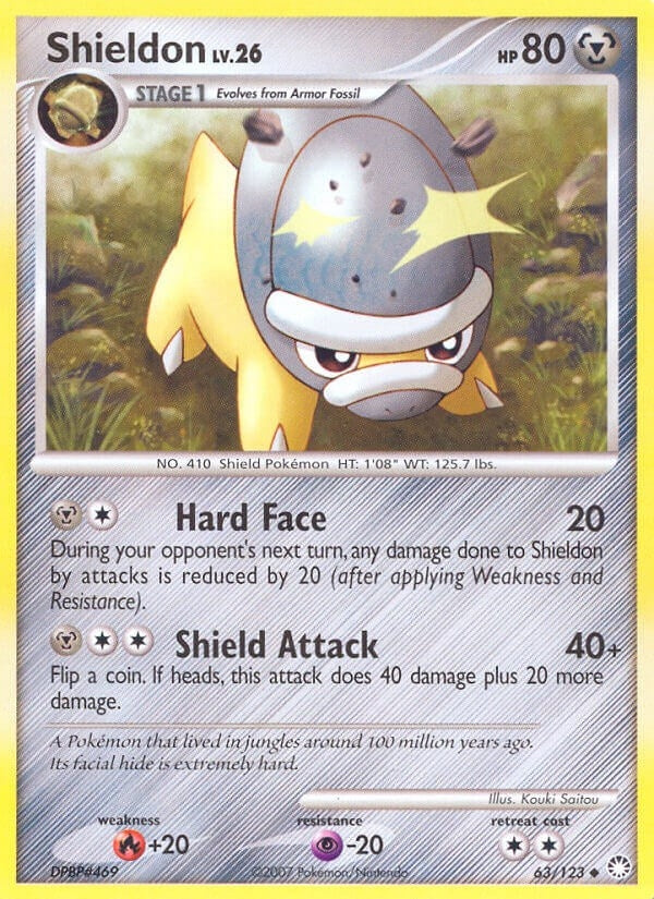Image for Shieldon (63/123) [Mysterious Treasures] - Pokemon