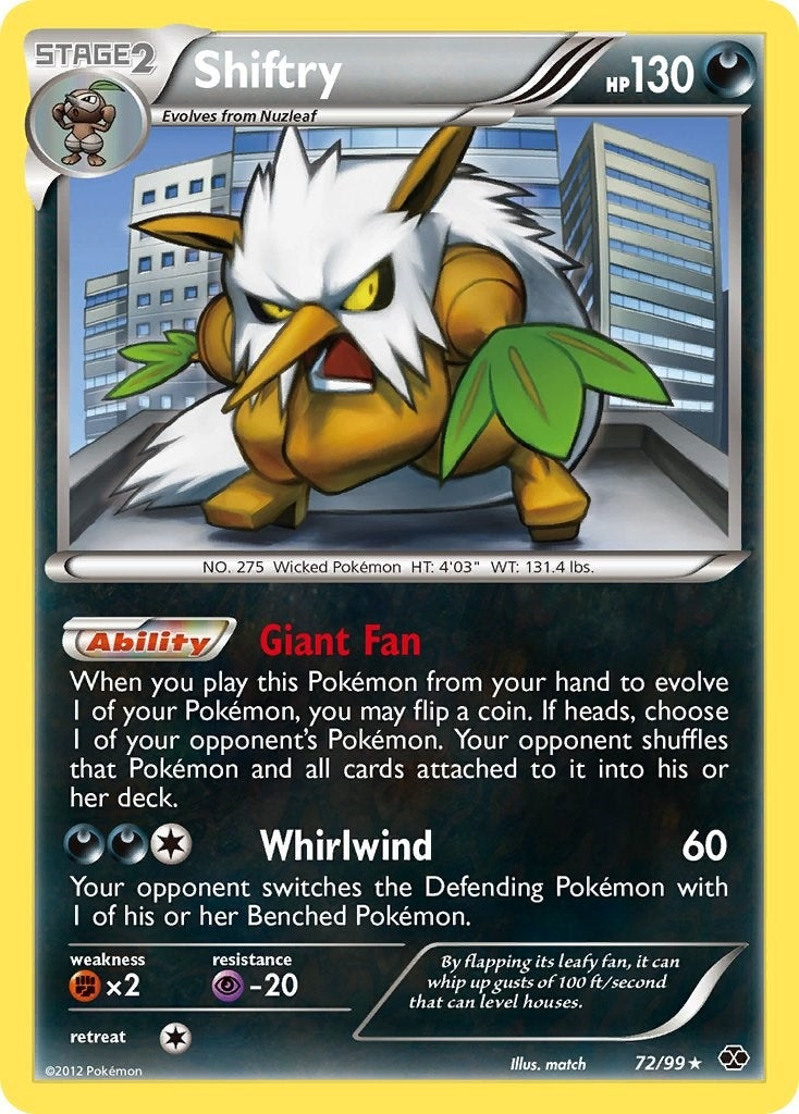 Image for Shiftry (72/99) [Next Destinies] - Pokemon