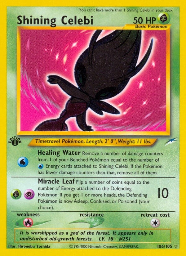 Image for Shining Celebi (106/105) [Neo Destiny] - Pokemon