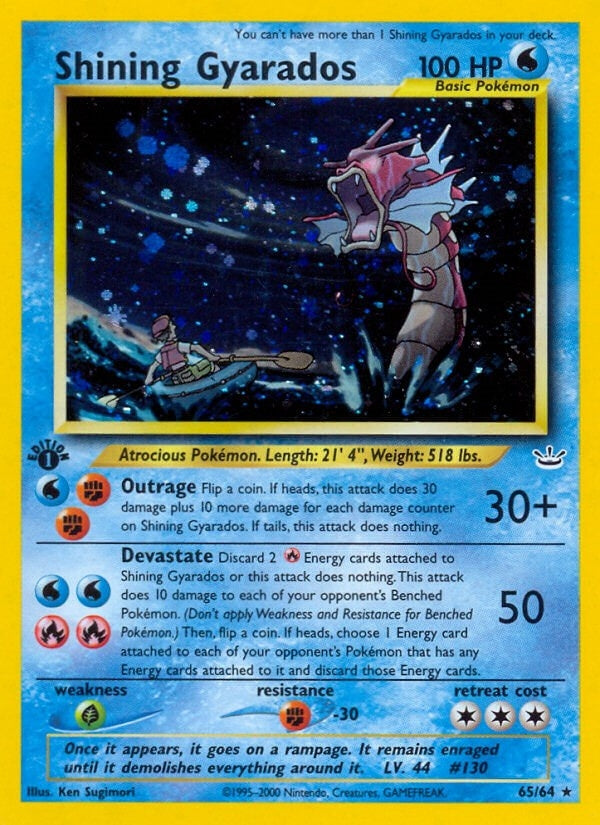 Image for Shining Gyarados (65/64) [Neo Revelation] - Pokemon