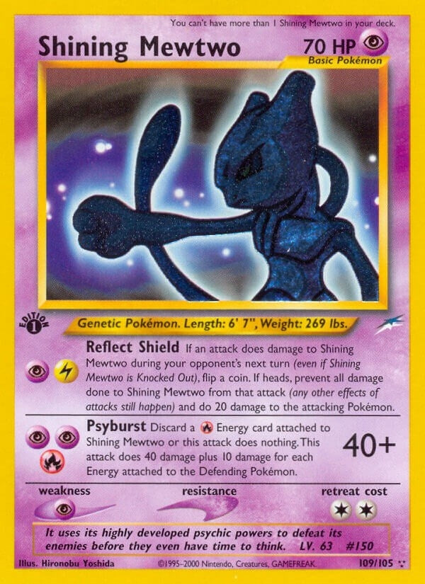 Image for Shining Mewtwo (109/105) [Neo Destiny] - Pokemon