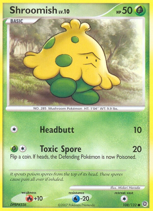 Image for Shroomish (108/132) [Secret Wonders] - Pokemon