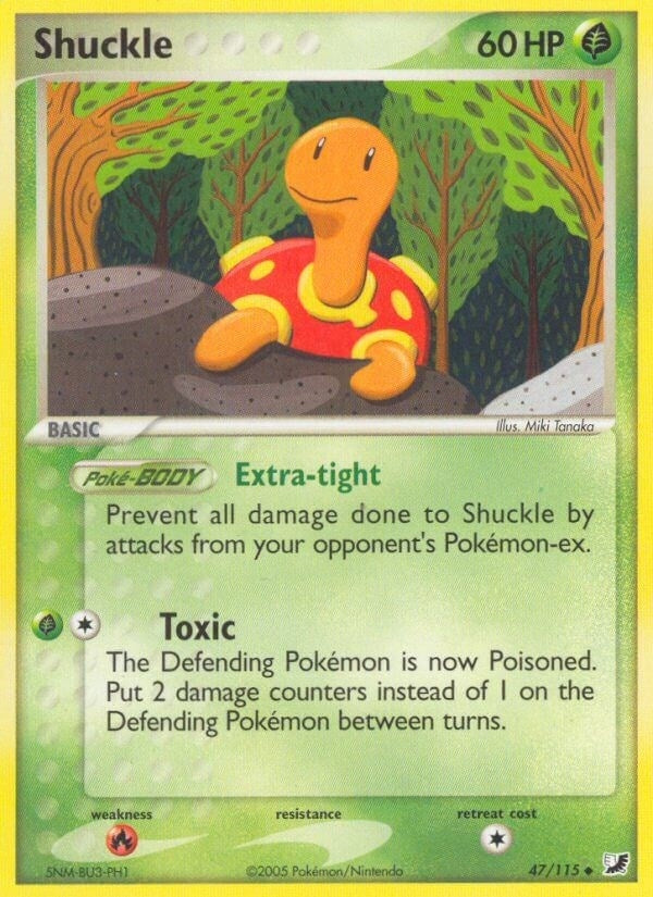 Image for Shuckle (47/115) [Unseen Forces] - Pokemon