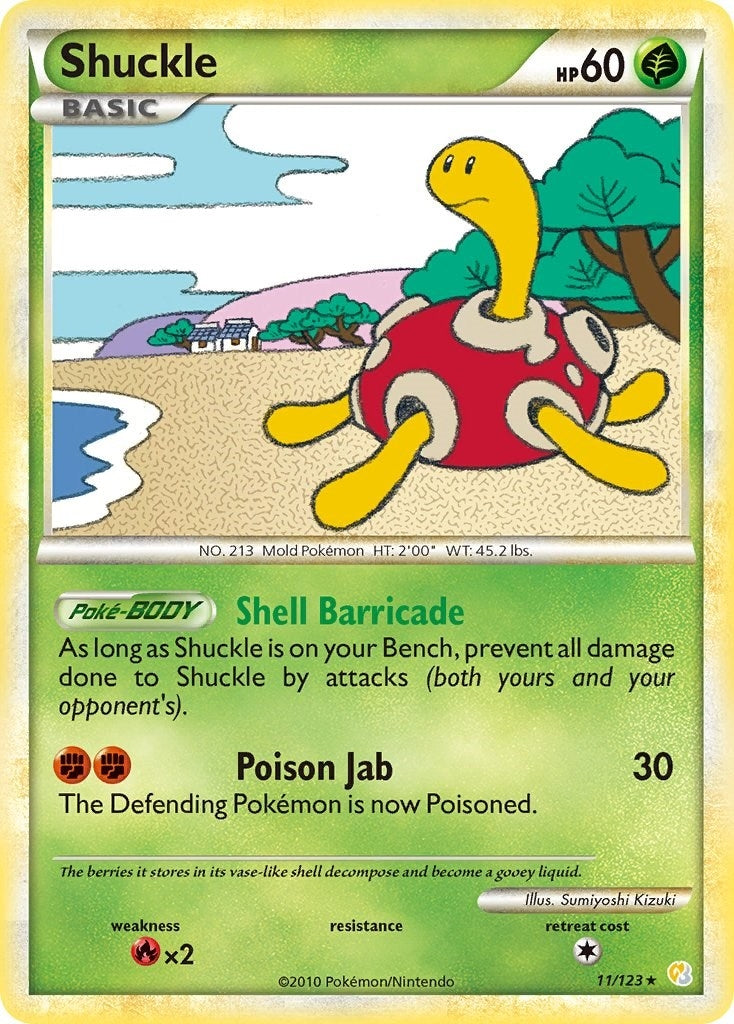 Image for Shuckle (11/123) [HeartGold SoulSilver] - Pokemon