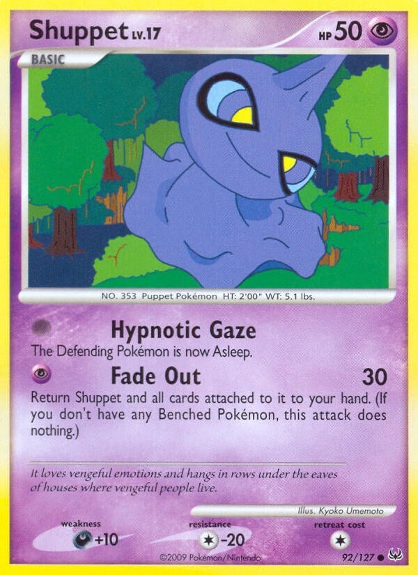 Image for Shuppet (92/127) [Platinum] - Pokemon
