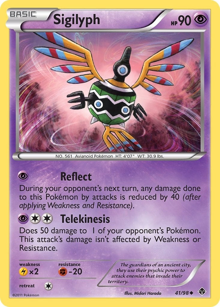 Image for Sigilyph (41) (41/98) [Emerging Powers] - Pokemon