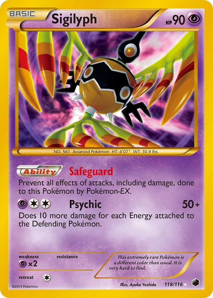 Image for Sigilyph (118/116) [Plasma Freeze] - Pokemon