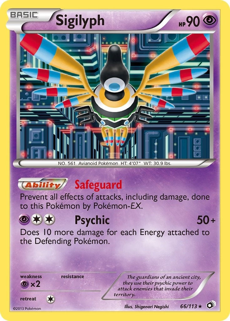 Image for Sigilyph (66/113) [Legendary Treasures] - Pokemon