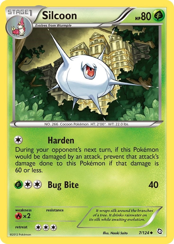 Image for Silcoon (7/124) [Dragons Exalted] - Pokemon