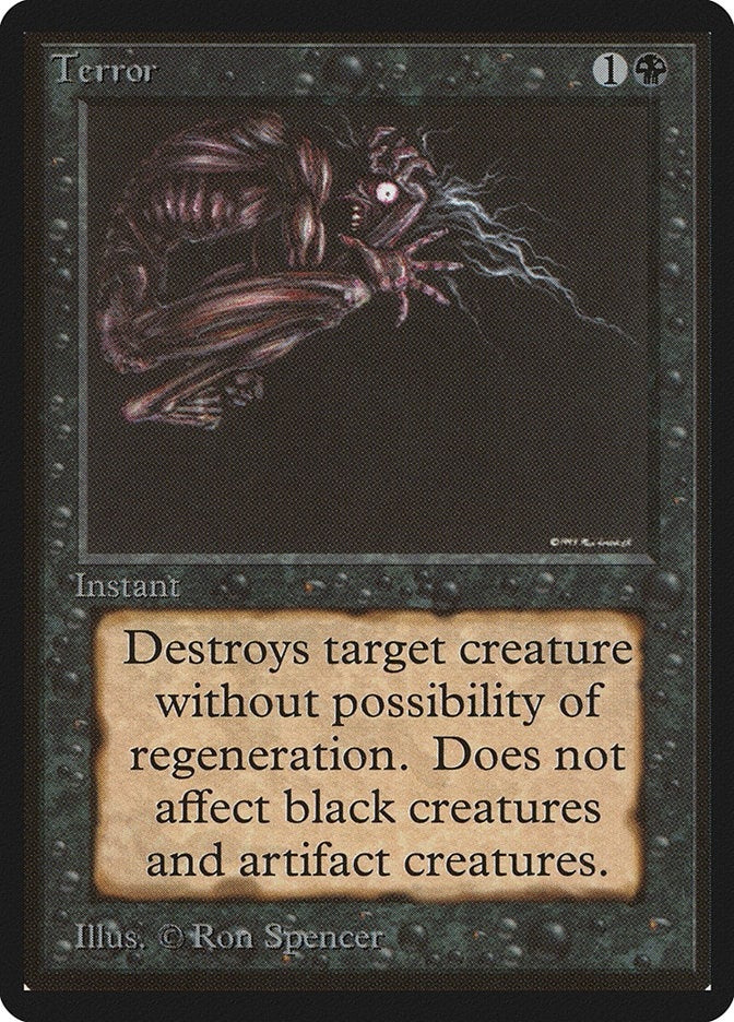 Image for Terror [Beta Edition] - Magic: The Gathering