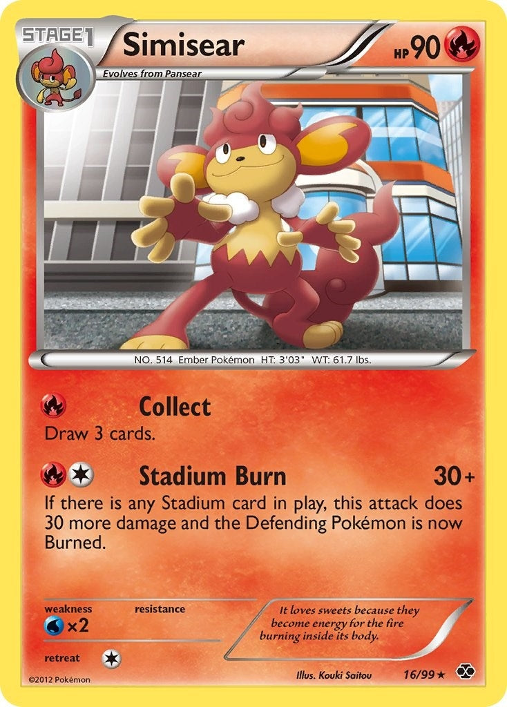 Image for Simisear (16/99) [Next Destinies] - Pokemon