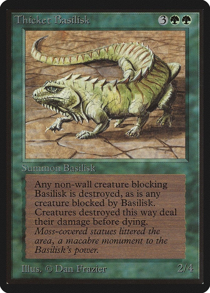 Image for Thicket Basilisk [Beta Edition] - Magic: The Gathering