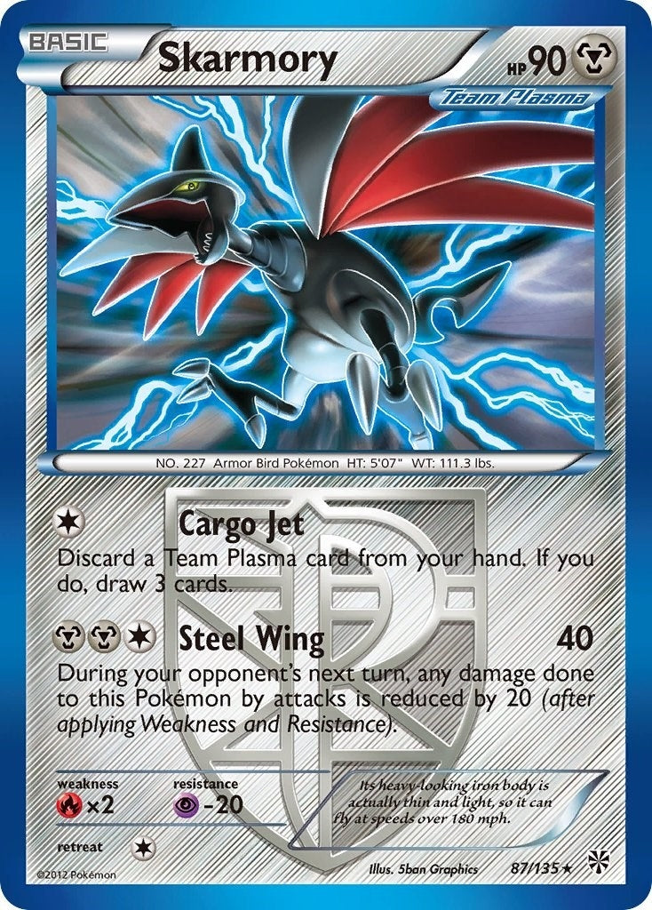 Image for Skarmory (Team Plasma) (87/135) [Plasma Storm] - Pokemon
