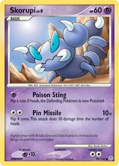 Image for Skorupi (99/130) [Diamond and Pearl] - Pokemon