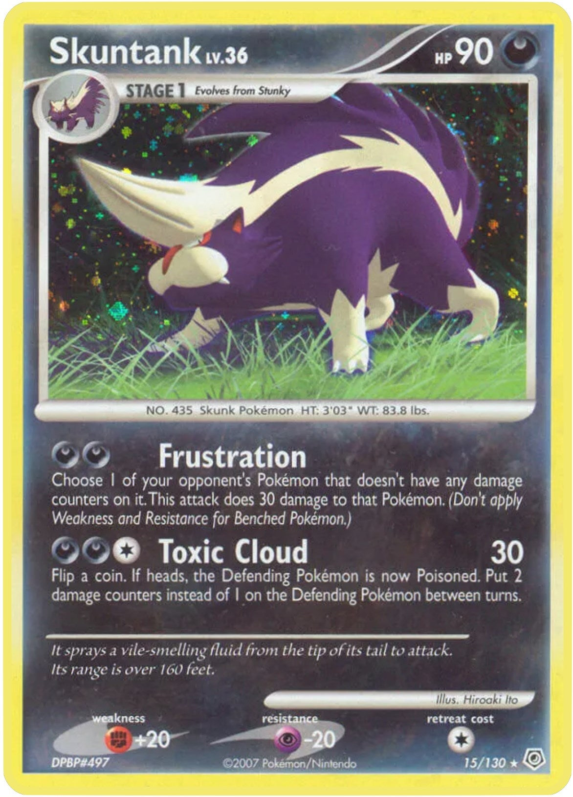 Image for Skuntank (15/130) [Diamond and Pearl] - Pokemon